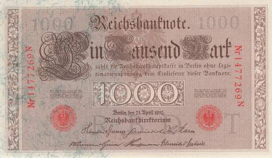 1000 Mark 1910